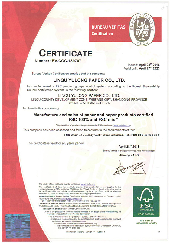 FSC certification