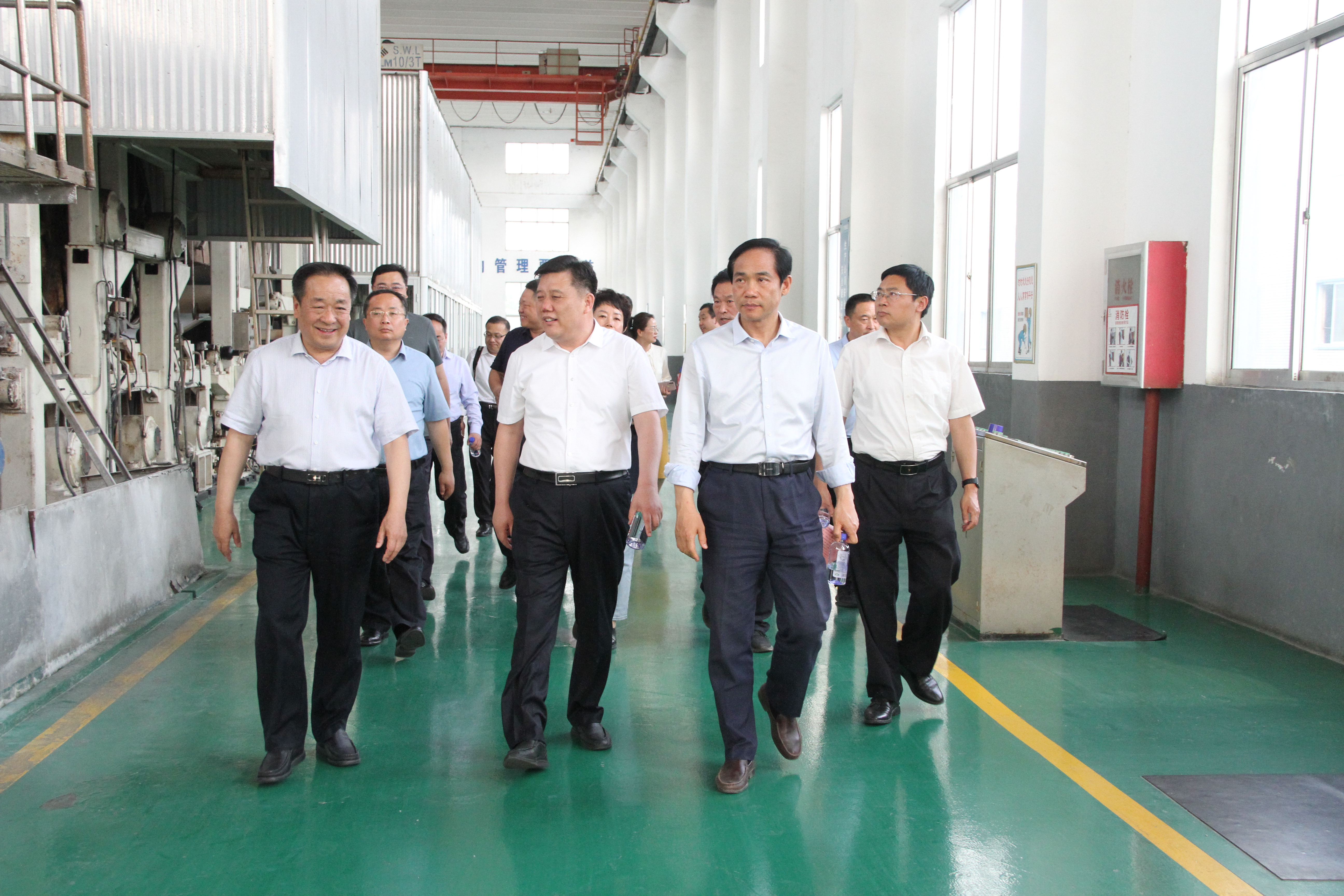 Cheng Guangli lead a team to Wanhao Group for research